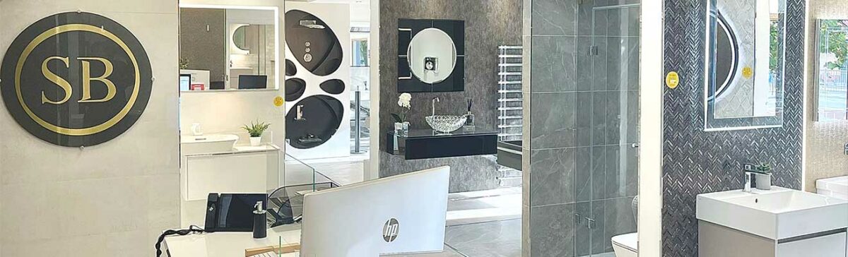 Bathroom showroom in Surrey SB Concepts new layout