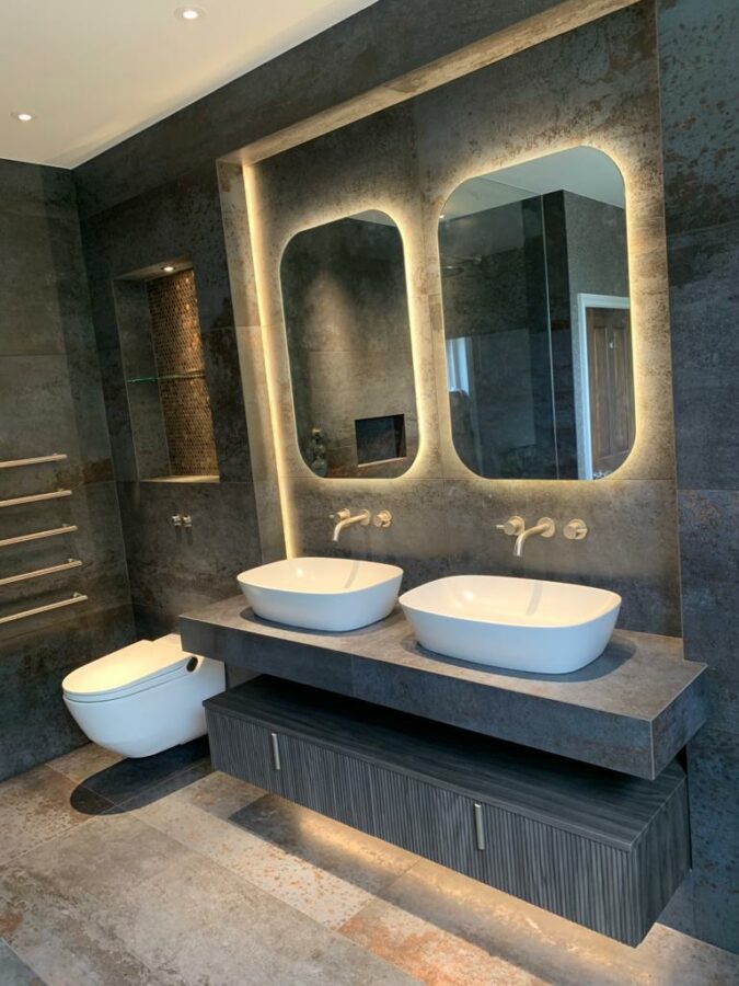 Completed client bathroom for a house near Esher